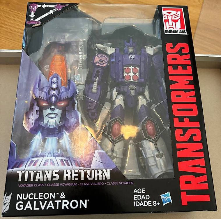 Transformers Nucleon & Galvatron Decepticon, Titans Retour Class Voyager, Hasbro neuf - Jeux & Jouets