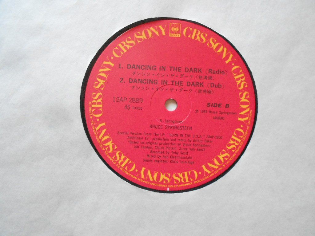 Schallplatten: BRUCE SPRINSTEEN  -  DANCING IN THE DARK – Gebraucht aus Bex von Giorgiob 3
