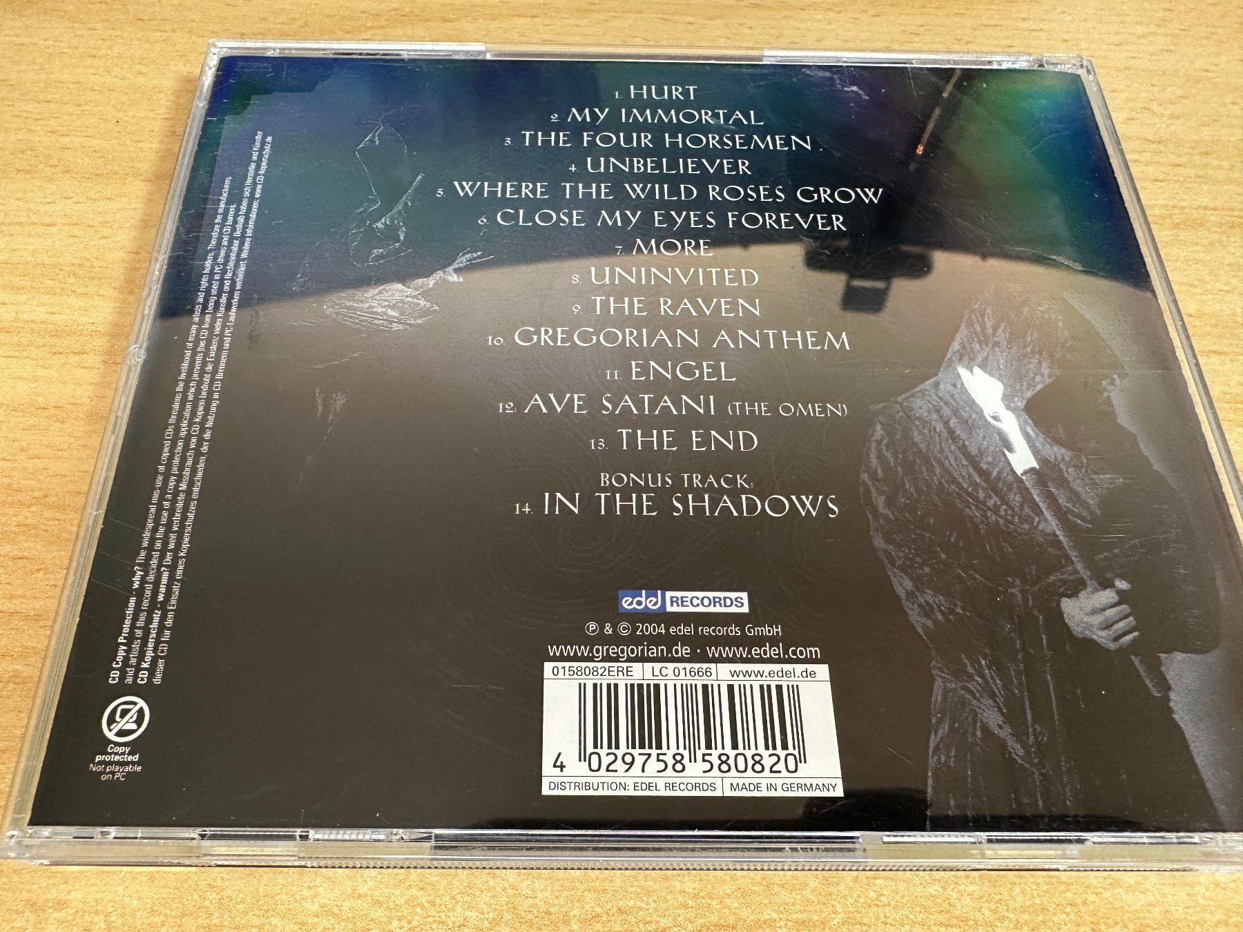 CD: X2 Gregorian – The Dark Side – Usato da Rikon im Tösstal venduto da Alpenmutz 1