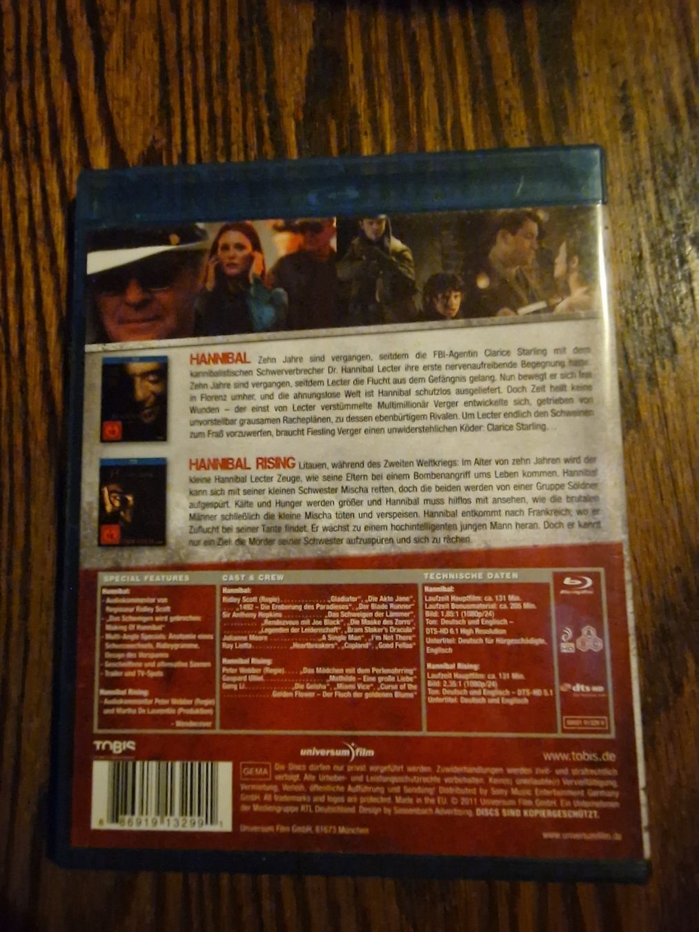Alle DVDs: Blu-ray Doppel-Schocker Hannibal Hannibal Rising – Gebraucht aus wünnewil von mar_f2z8 1