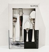 Besteckset 16-teilig Edelstahl für 4 Personen Neu ovp