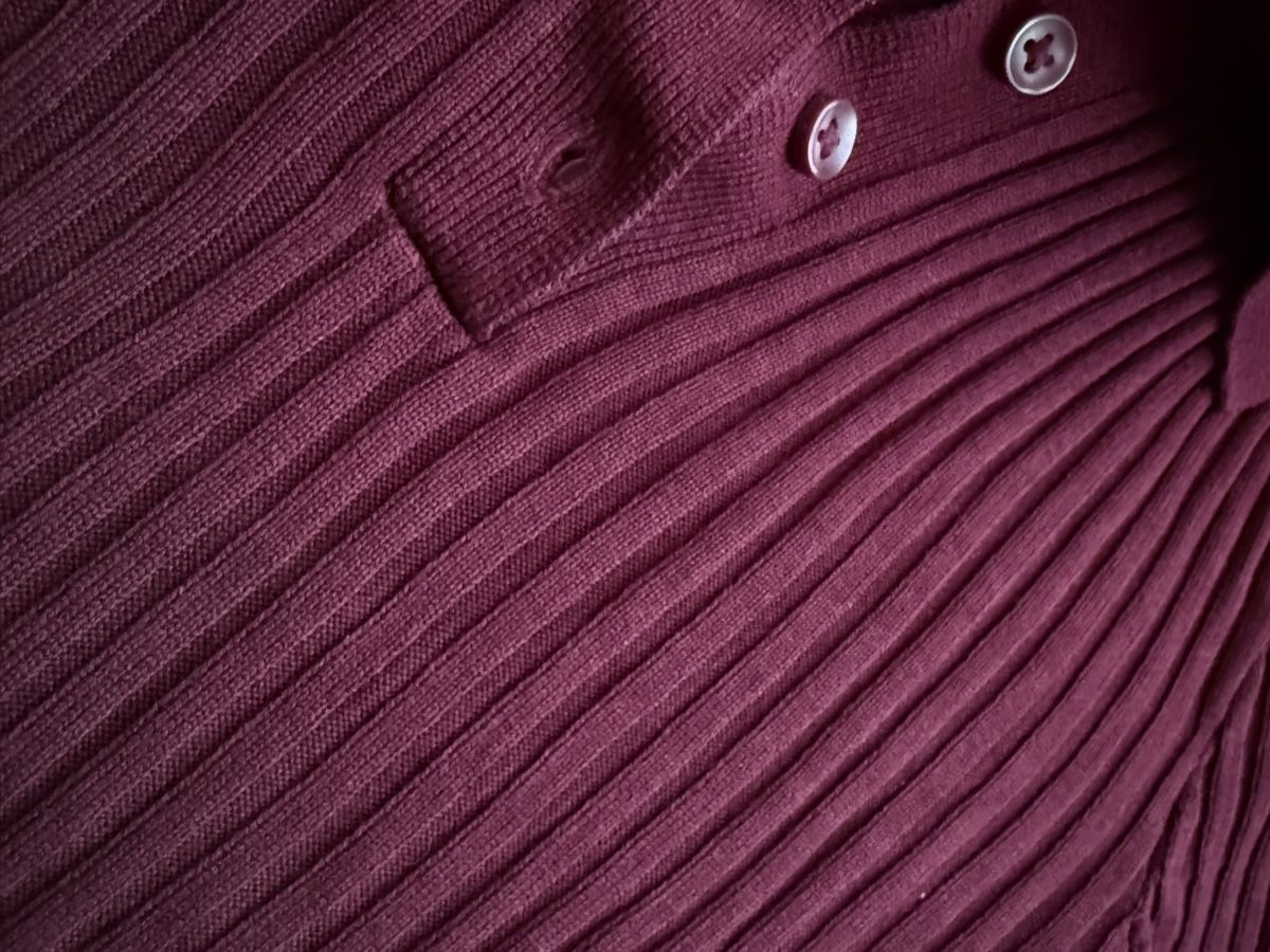 Zara Tops: ZARA burgundy ribbed top fitted size M chic – Gebraucht aus Zürich von aar_9mtz 4