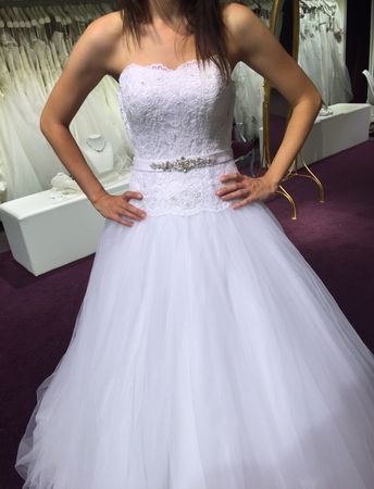 Traumhaftes Prinzessin Brautkleid, weiss