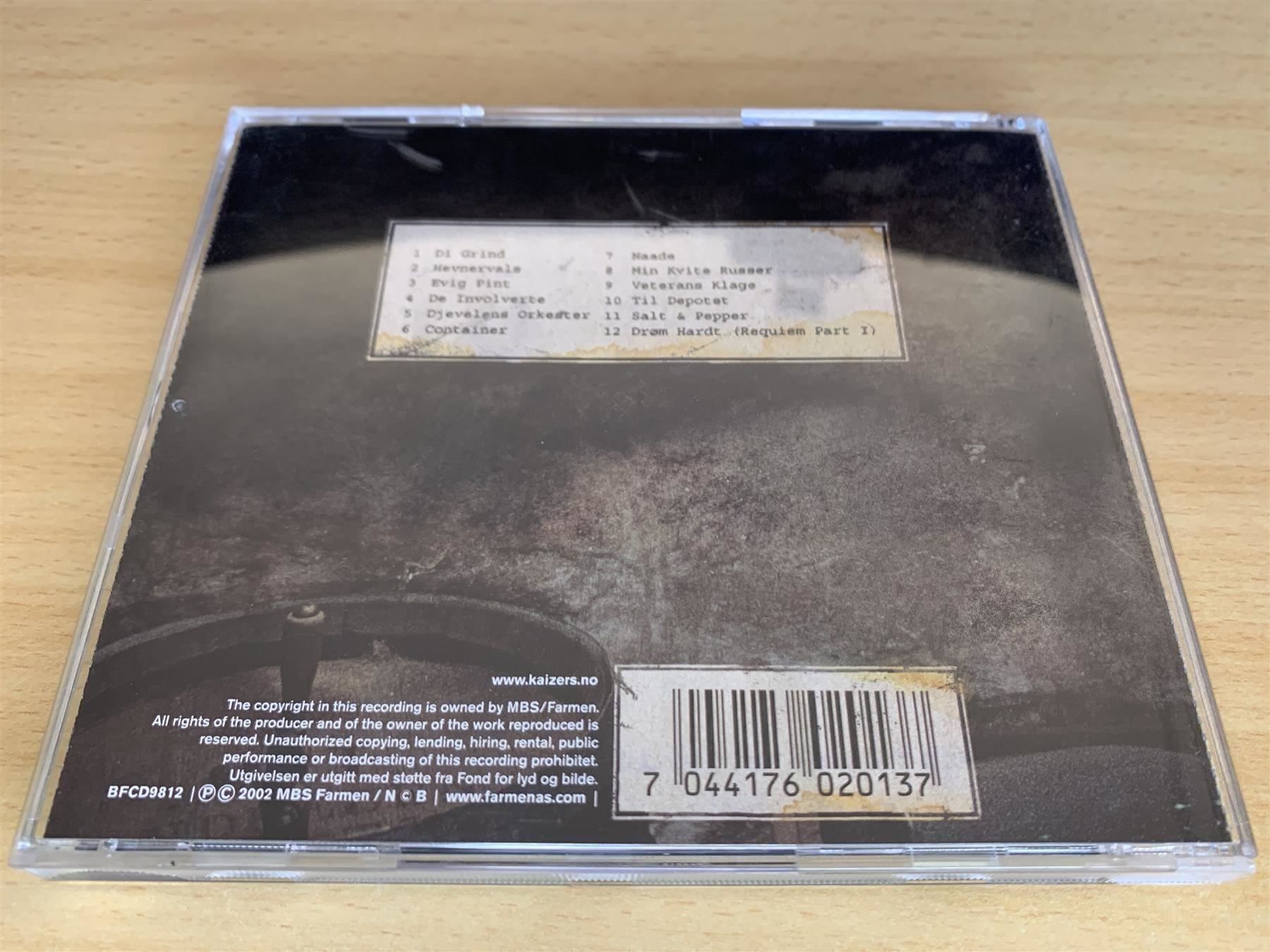 CD: Kaizers Orchestra – Evig Pint – Usato da Rikon im Tösstal venduto da Alpenmutz 1