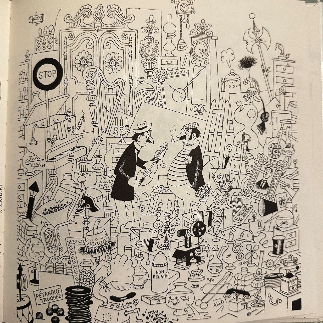 Comics: Dubout 1974, mit einigen Zeitungsausschnitte – Gebraucht aus Basel von Bingis 1