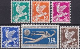 1932, Nr.185-190 (Abrüstungskonferenz) postfrisch **, 150.-