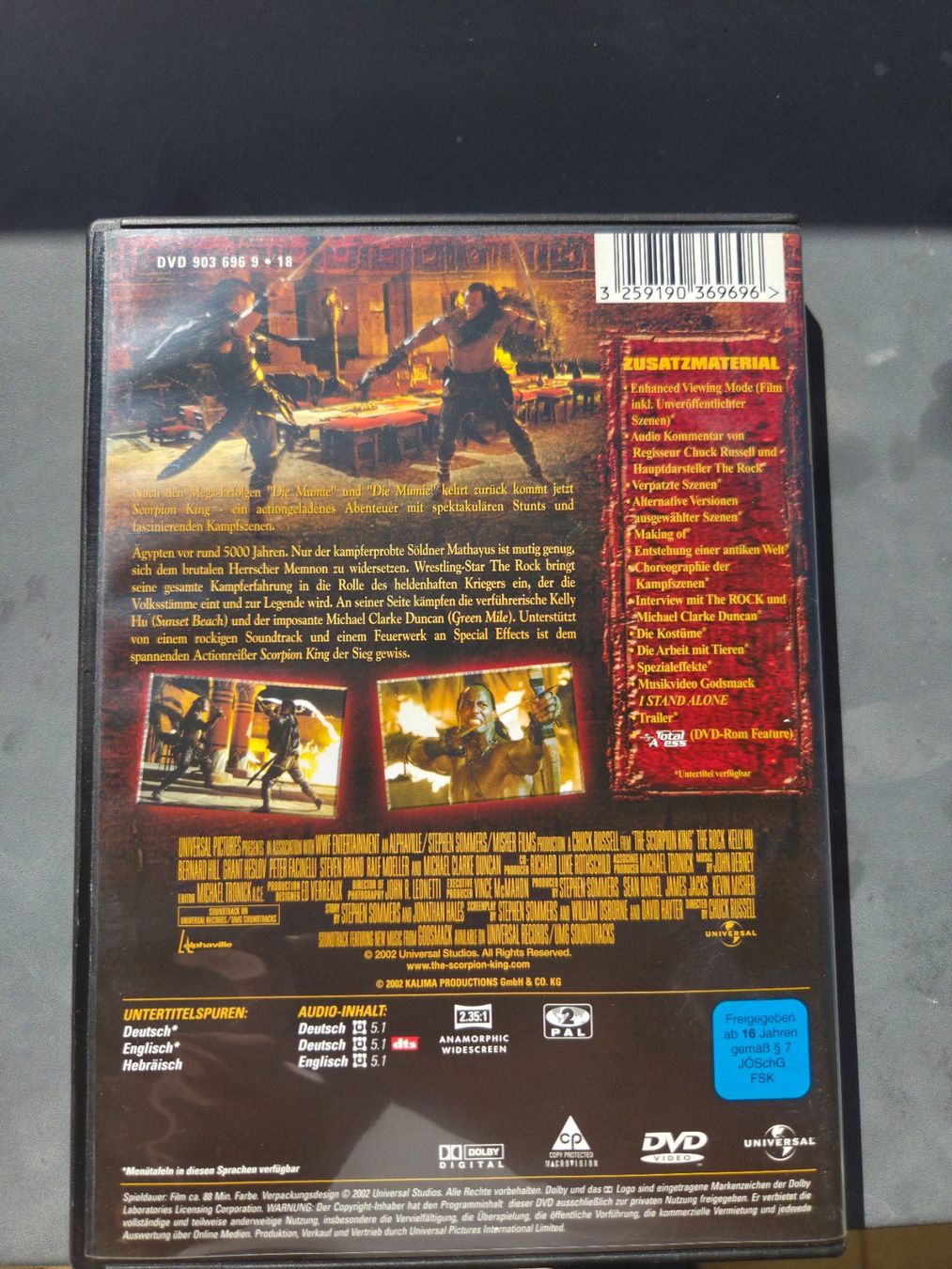 Tutti i DVDs: The Scorpion King – DVD – Usato da Aldesago venduto da lusuardi 1