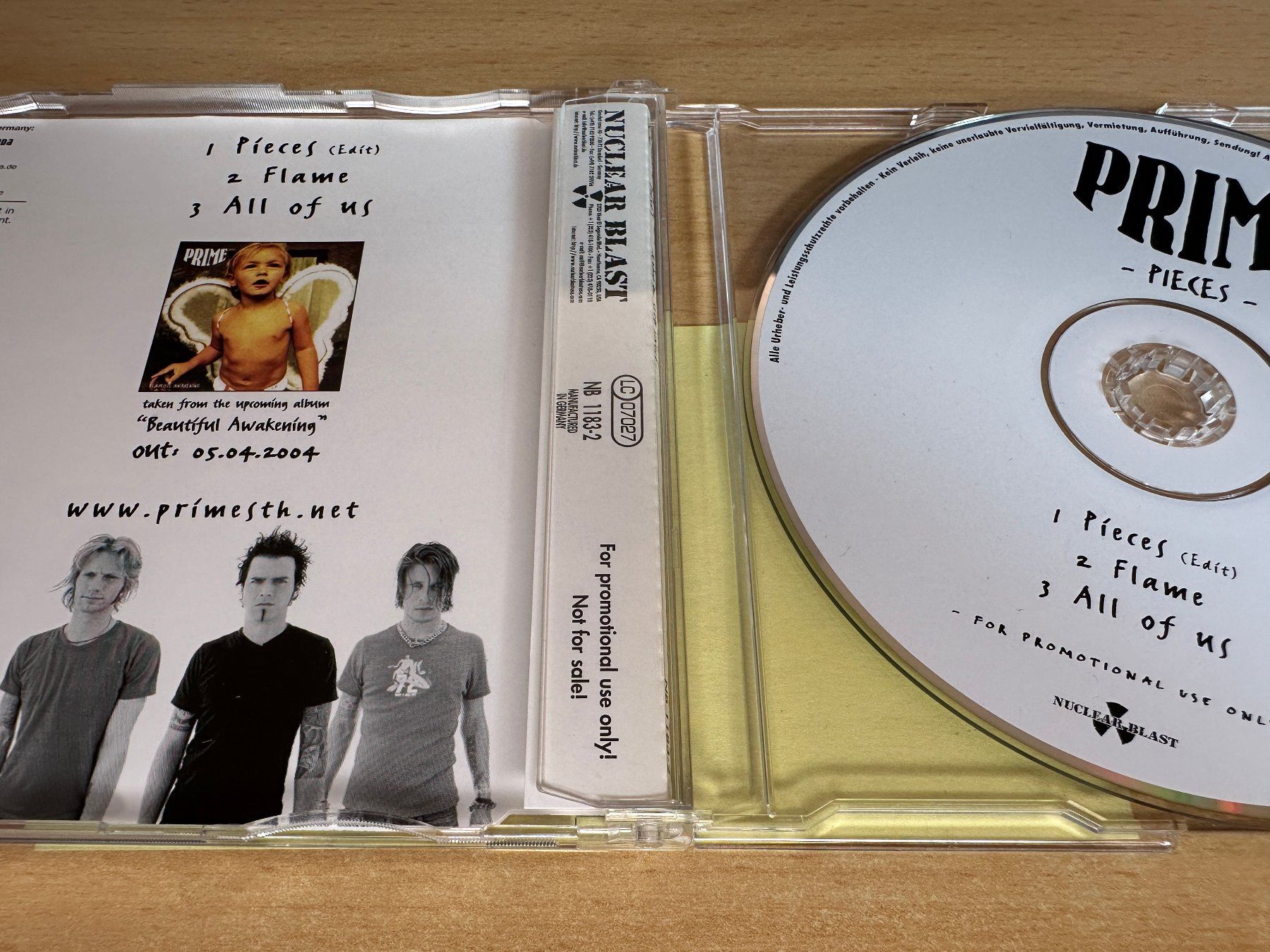 CD: Prime Sth – Pieces - Single & Promo CD – Usato da Rikon im Tösstal venduto da Alpenmutz 1