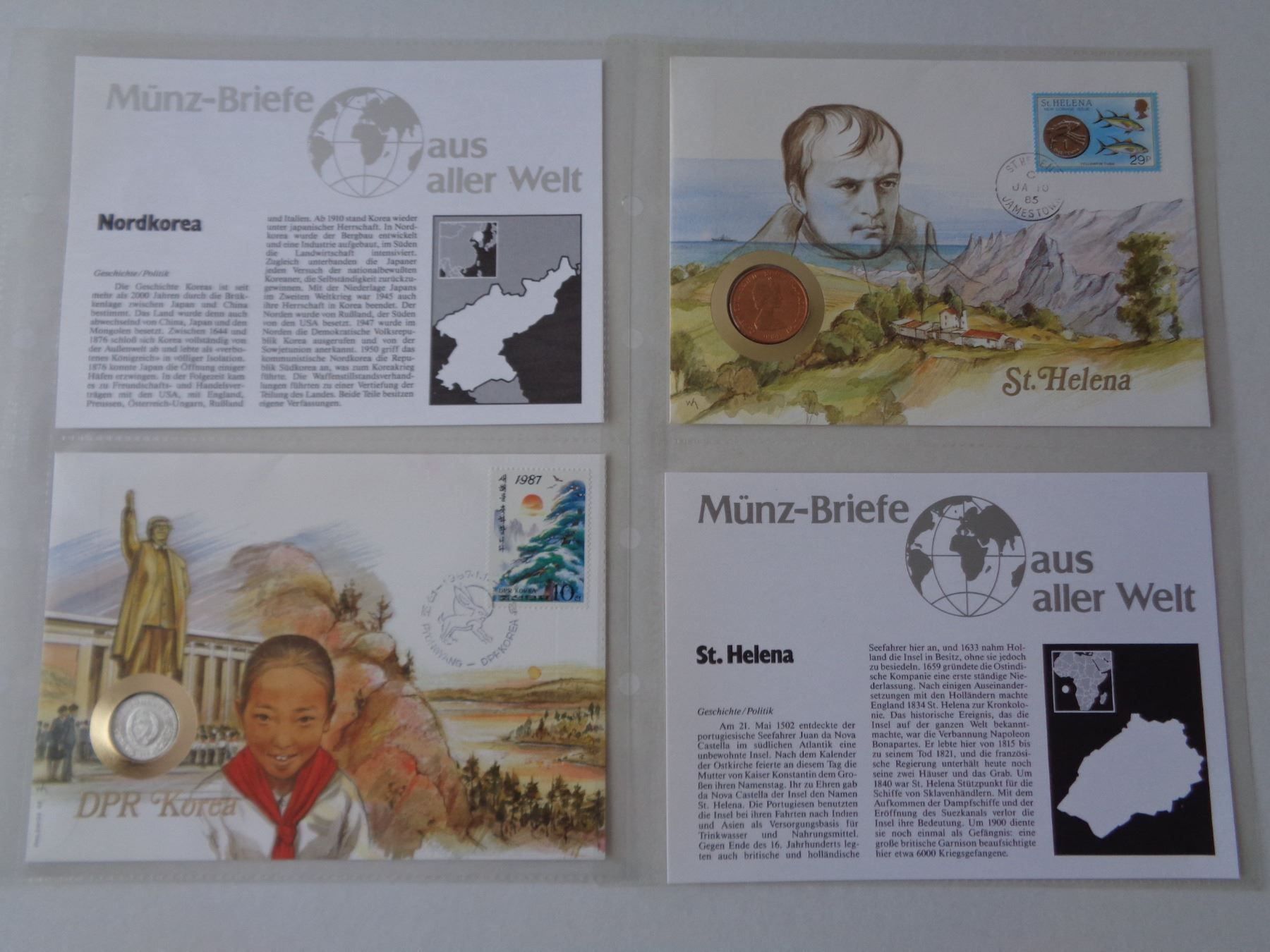 Alben: 30 Münzbriefe im Album – Gebraucht aus Chur von omonia 8