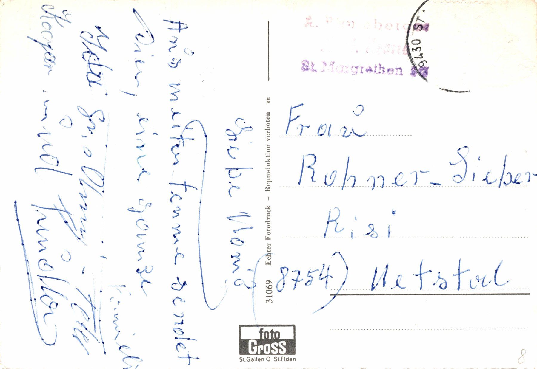 Cartoline postali: St. Margrethen (SG) – Usato da Bronschhofen venduto da Astore 1