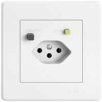 UP Steckdose FI 30mA EDIZIO.liv SNAPFIX® 1×T13 weiss, Feller