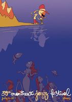 Montreux Jazz Festival Affiche originale ZEP 2005