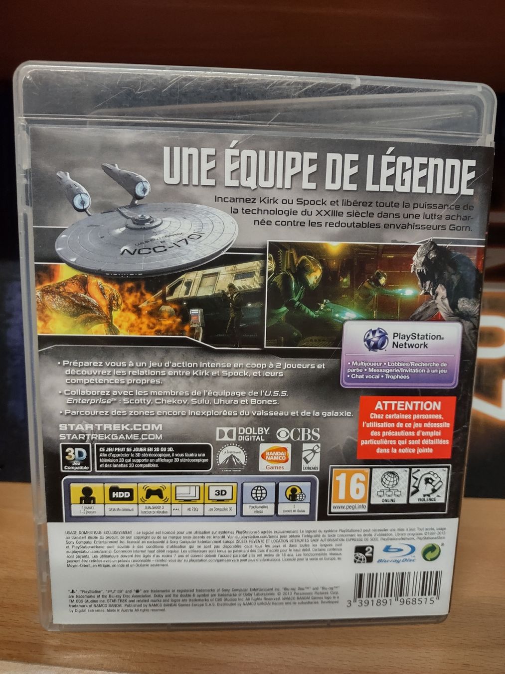 Sony Giochi: Star Trek PS3 - Jeu d'action aventure science-fiction  – Usato da fribourg venduto da GameSpot 1