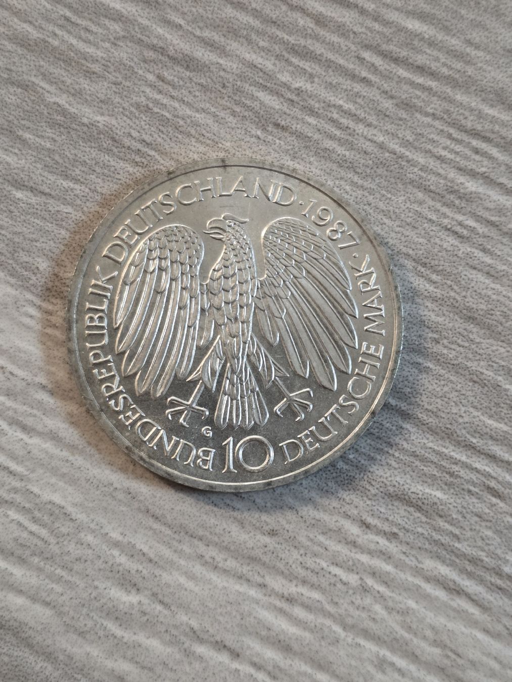Alle Münzen: Deutsche Mark 10 DM Münze 1987 – Gebraucht aus Dorf von Echo_Elements
