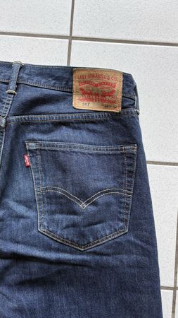 Levi's 501 Jeans, Grösse 34/32, Dunkelblau, Top Zustand