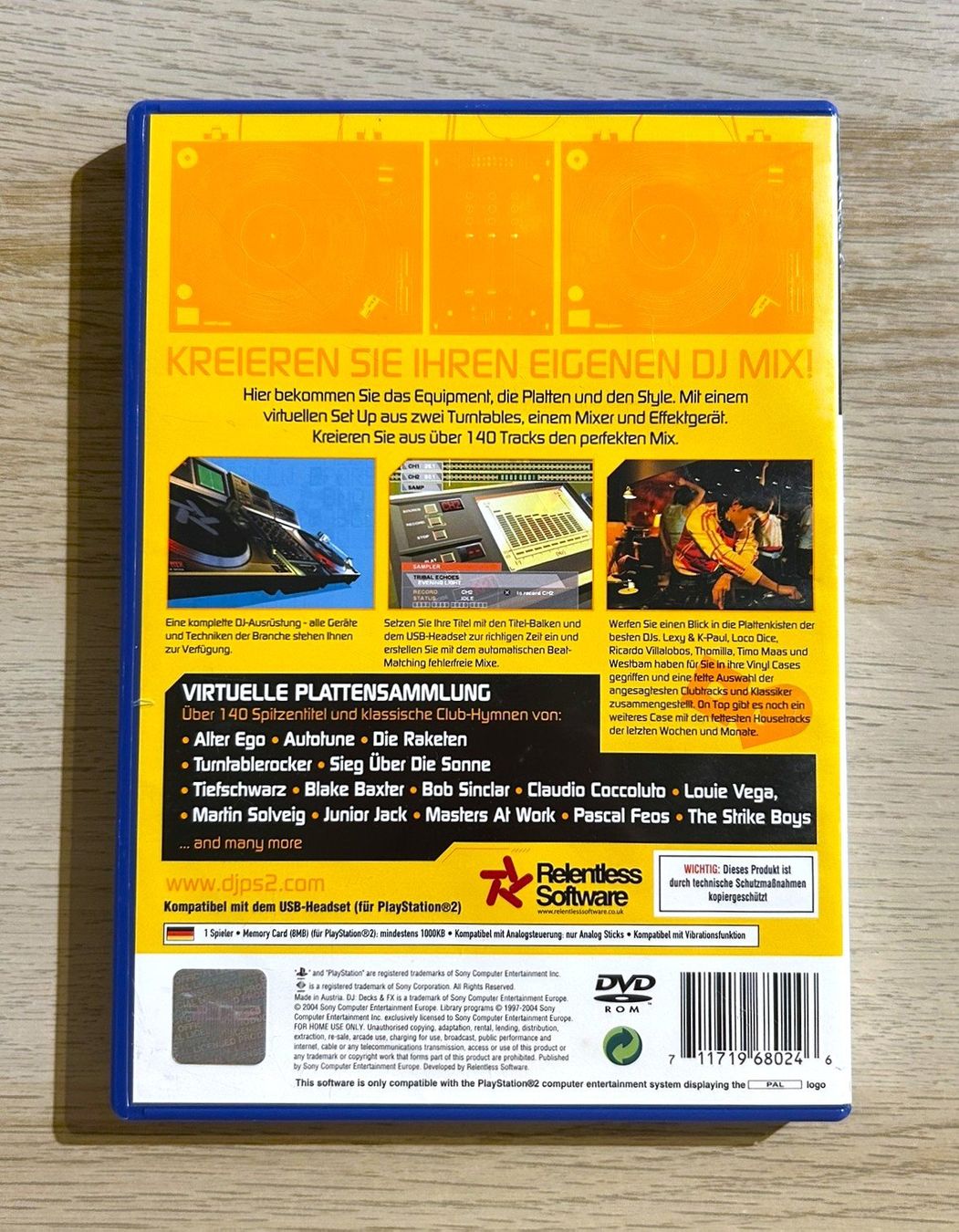 Sony Giochi: DJ Decks & FX Vol. 1 PS2 – Usato da St. Gallen venduto da Alpine.Arcade 1