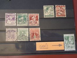 1913 - 1917 PRO JUVENTUTE TRACHTENBILDER, SBK 440.00, schön