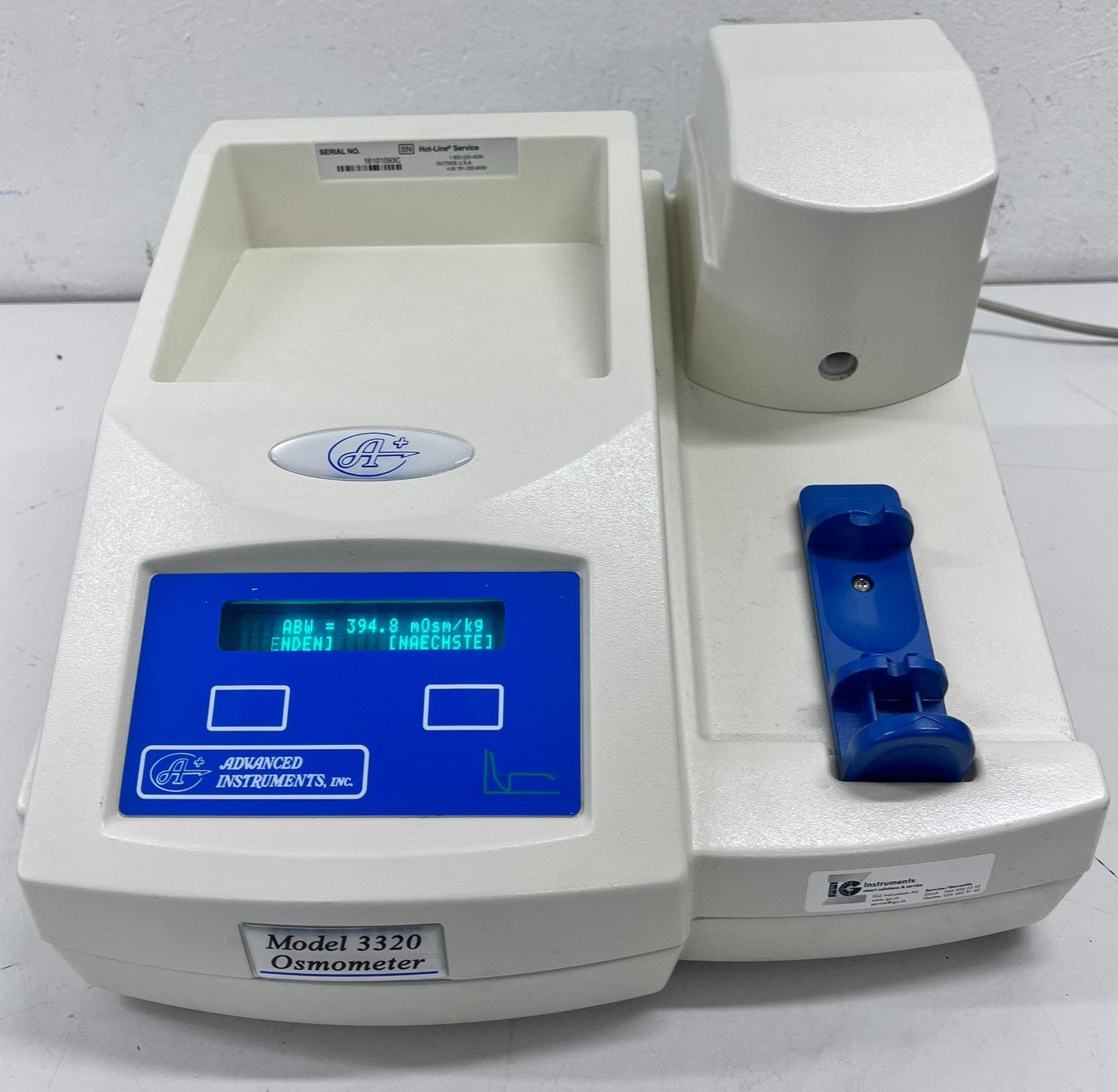 Laborzubehör: Advanced Instruments Osmometer Model 3320 – Gebraucht aus Niederdorf von LeptonAG_Labor 1