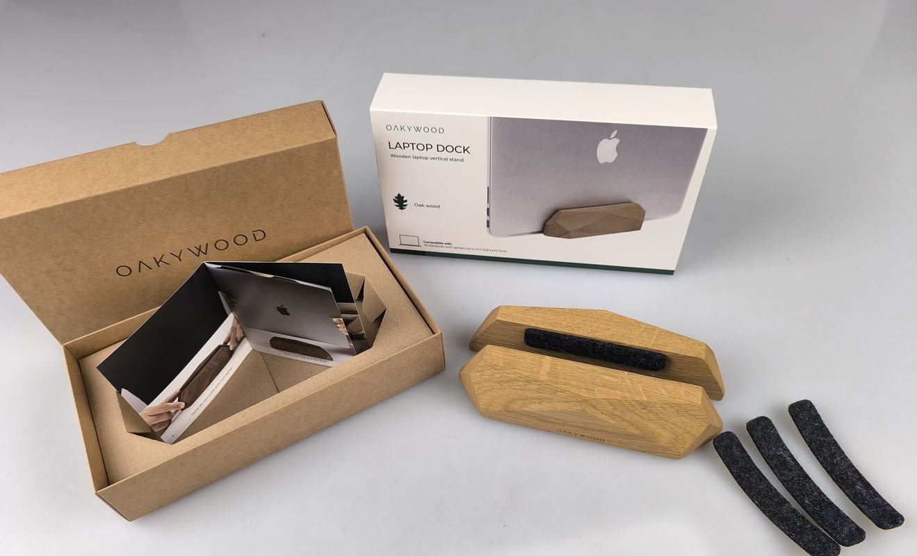Articoli in legno: OAKYWOOD Laptop Dock Holz neu – Usato da Rüti ZH venduto da Restwert_Rueti_ZH 3