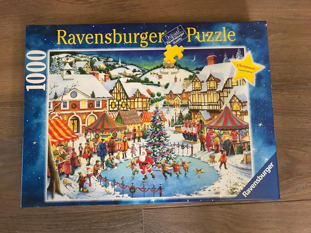 Ravensburger Puzzle 1000 Pièces – Bonhommes En Pain D'épices – Noël – Adulte Et Ado Dès 14 Ans – 70x50 Cm