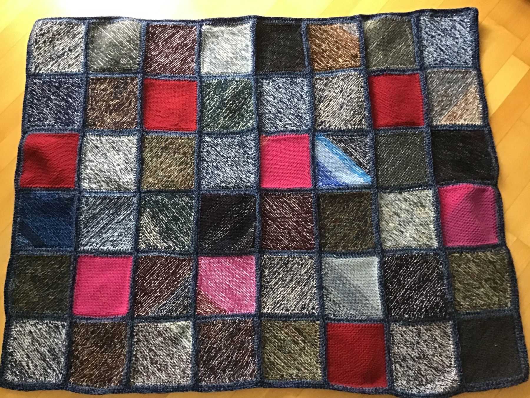 Decken: gestrickte Wolldecke – Neu (gemäss Beschreibung) aus Widnau von stiinli