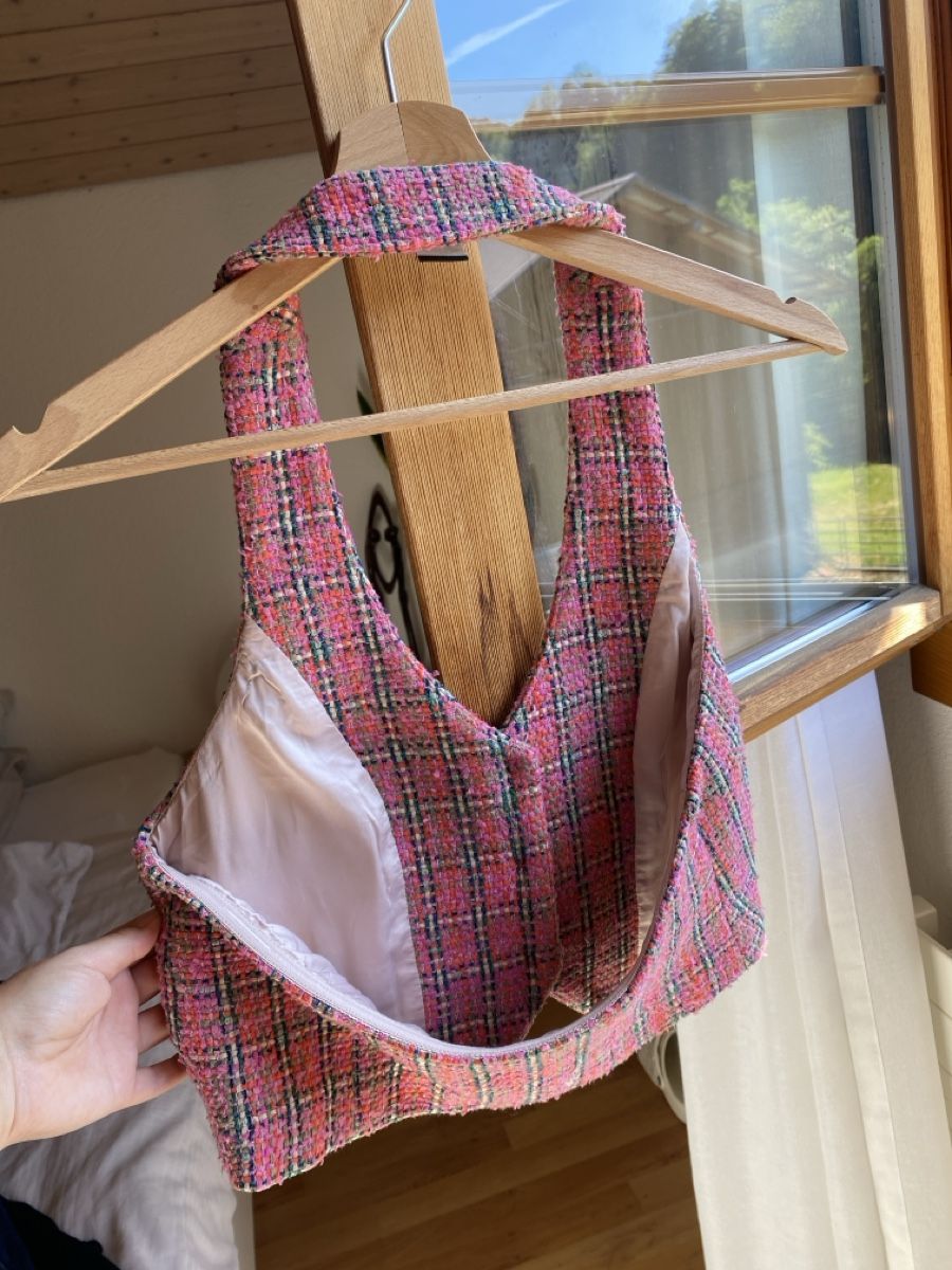 Tops: Pink karierter Tweed-Top-West Gr. 36 – Gebraucht aus Schachen LU von ali_hz6l 4