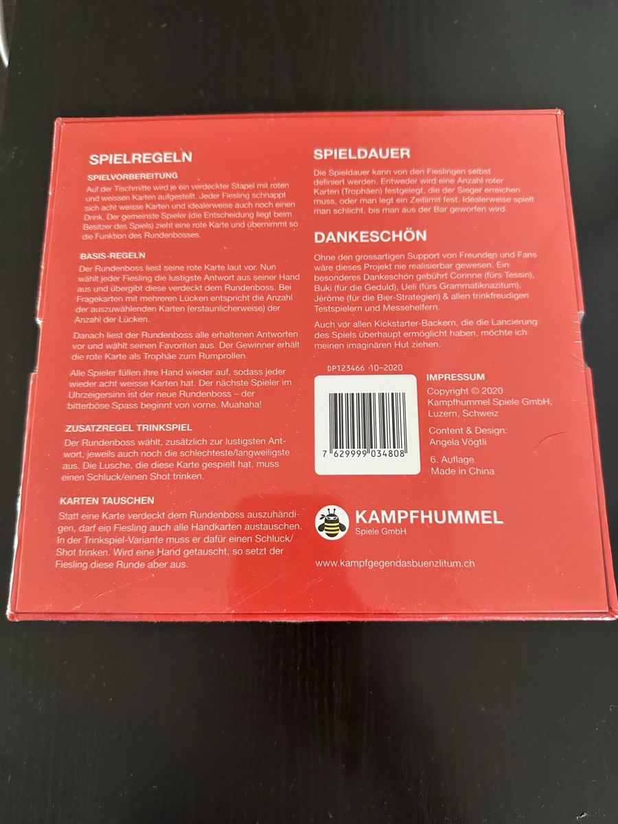 Giochi: Bünzlitum 6. Auflage NEU – Nuovo e nell'imballaggio originale da Wetzikon ZH venduto da brandshop 1