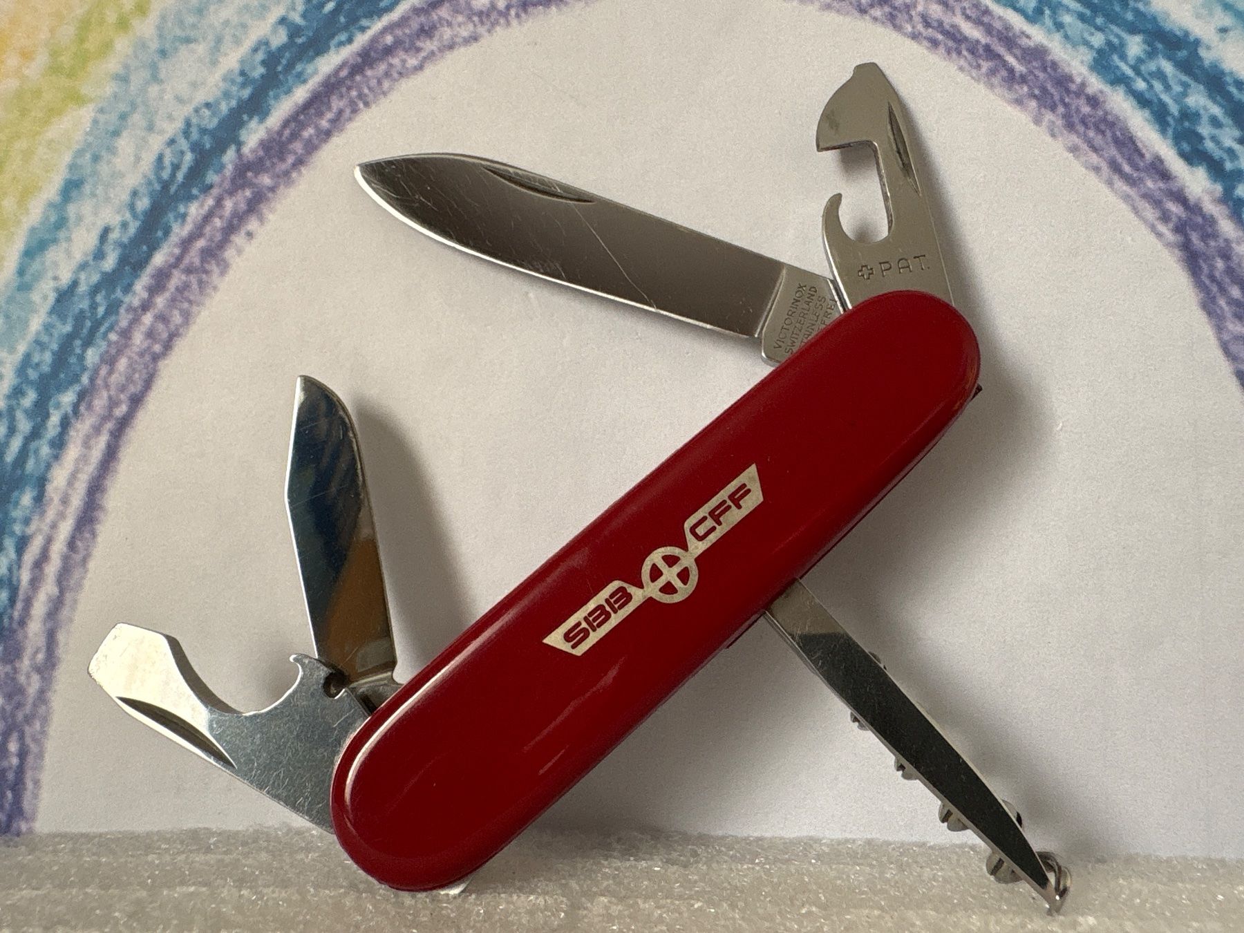 Victorinox Coltelli tascabile: VICTORINOX - VICTORIA - Sackmesser - SBB CFF – Usato da Andwil SG venduto da Rainboli