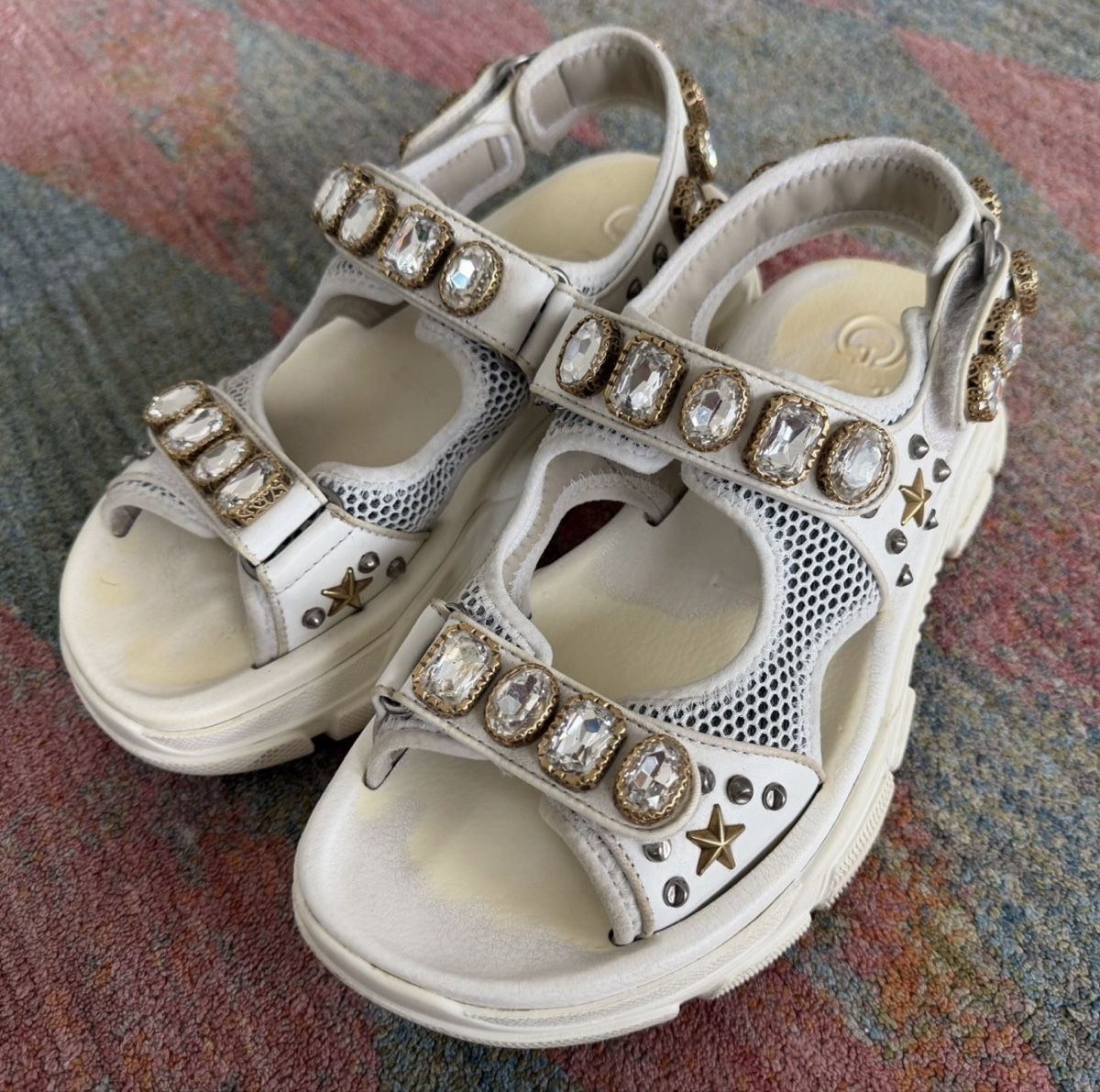 Gucci Scarpe da donna: Gucci Aguru crystal sandals  – Usato da Lausanne venduto da Loyal_8 2