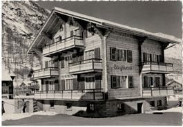 Saas-Almagell, Chalet Bärgbluemli, gelaufen 1967