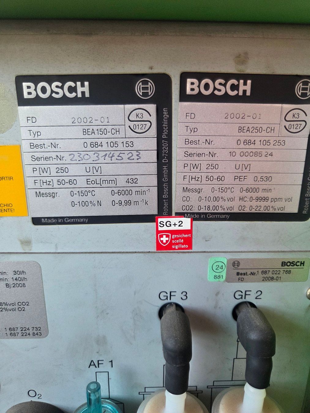 Bosch Misurare: Bosch Kombi Abgastester Diesel/Benzin – Usato da Ebnat-Kappel venduto da Speer2000 8