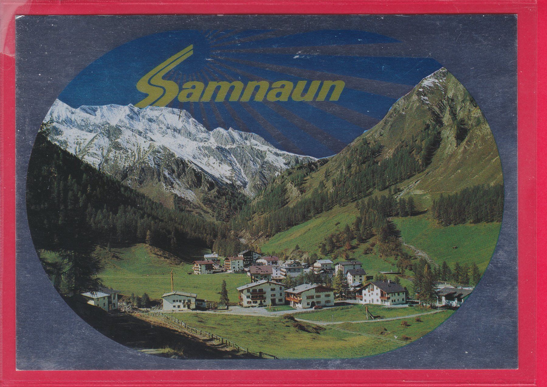 Cartoline postali: SAMNAUN 1850m – Usato da Oberrieden venduto da Gebirgsstelze