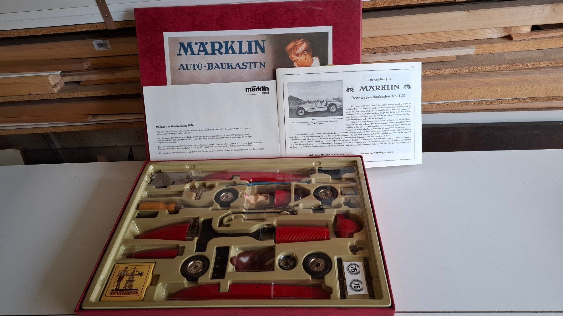 Baukästen: Märklin Auto-Baukasten "Rennwagen" – Neu (gemäss Beschreibung) aus Schönenbuch von krokometer 1