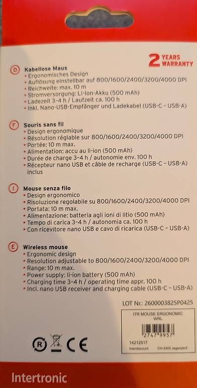 Mouse: Souris Ergonomique – Usato da Mont-sur-Lausanne venduto da azicx_ 2
