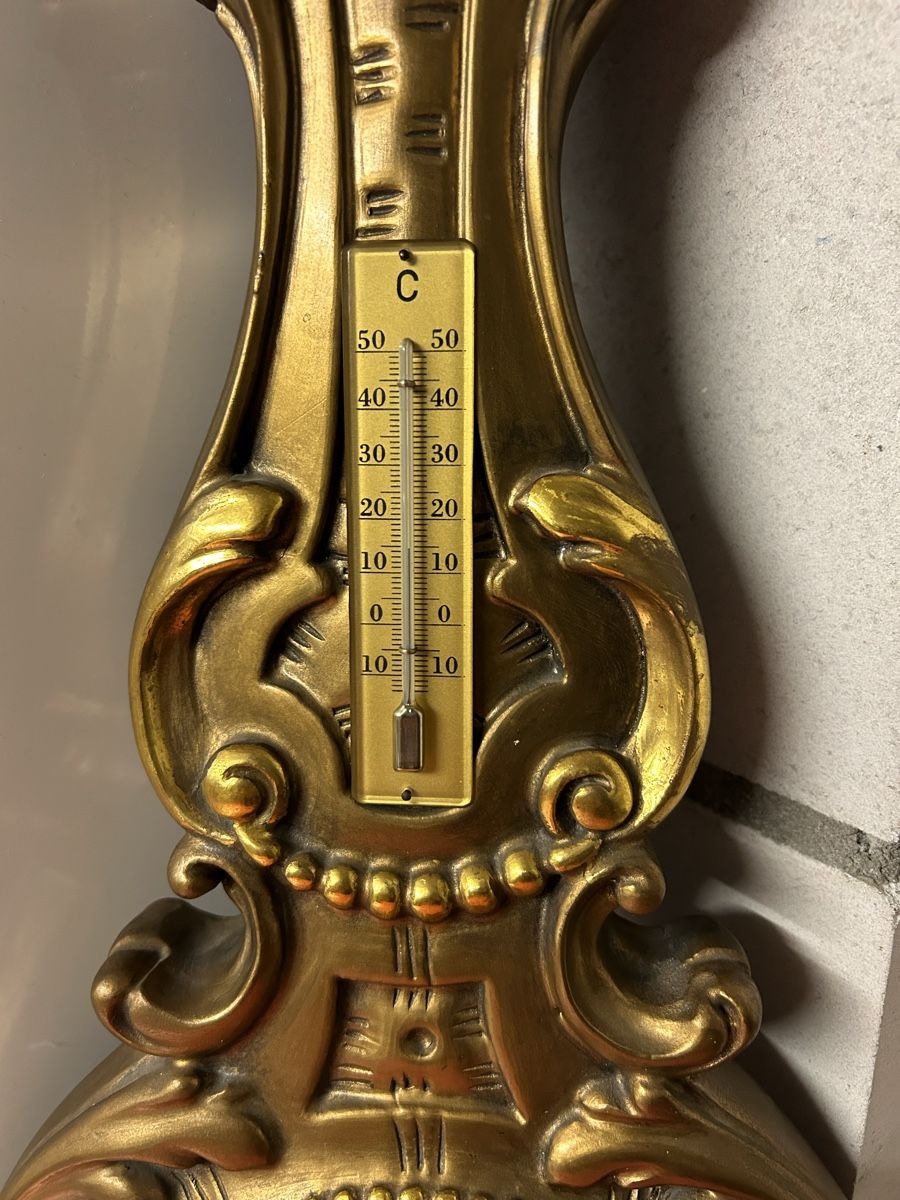 Altri elettrodomestici e apparecchi d’epoca: Antike Barometer, Thermometer, Hygrometer, Goldfarben. 50 – Usato da Lanzenhäusern venduto da vic63 2