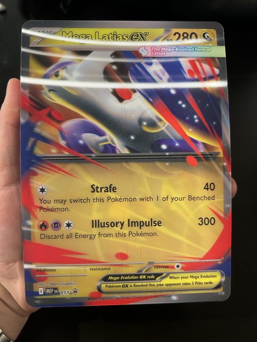 Pokémon Carte collezionabili: Pokemon Jumbo Karte Mega Latias 3D – Nuovo (secondo la descrizione) da Zürich venduto da car_rbg5