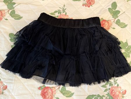Tüll Minirock schwarz Gothic 🖤🦇