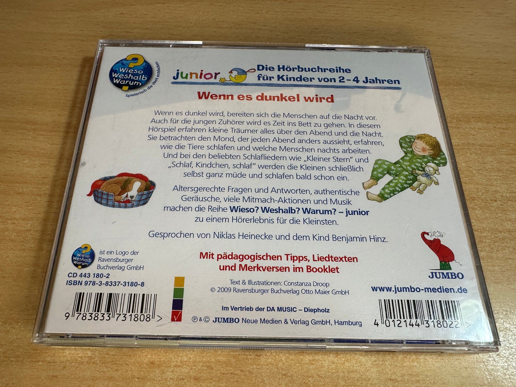 Audiolibri: B7 Wenn es dunkel wird Lesung Wieso? Weshalb? Warum? Junior – Usato da Rikon im Tösstal venduto da Alpenmutz 1