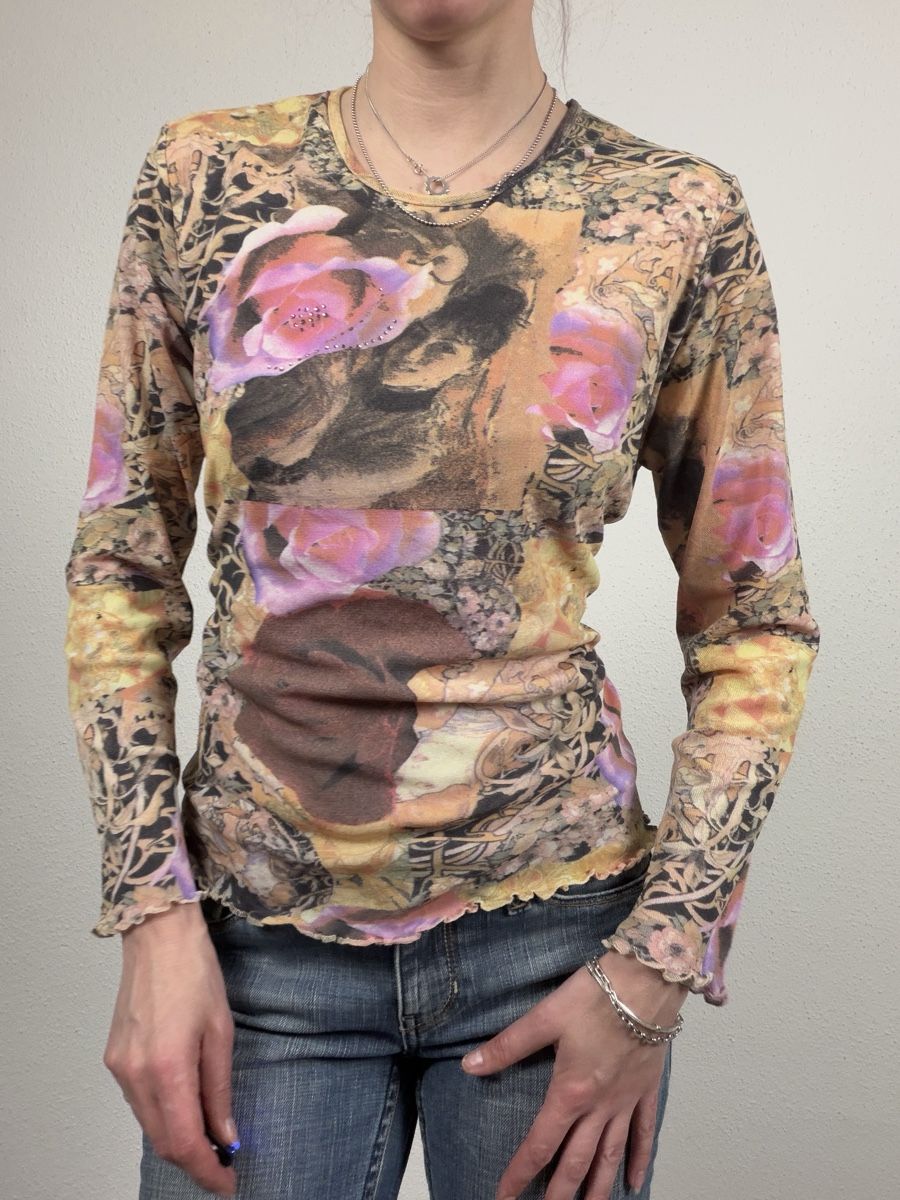 Top: Rabe Floral Long Sleeve Top – Usato da Knonau venduto da Grapesvintage 1