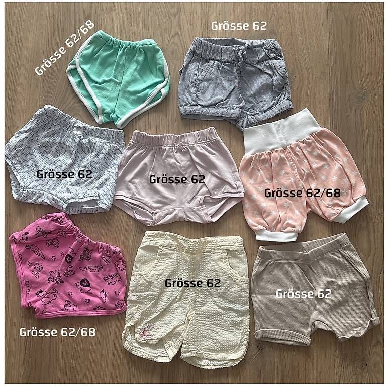 Pantaloni: 8 kurze Hosen Grösse 62 – Usato da Kägiswil venduto da mau90