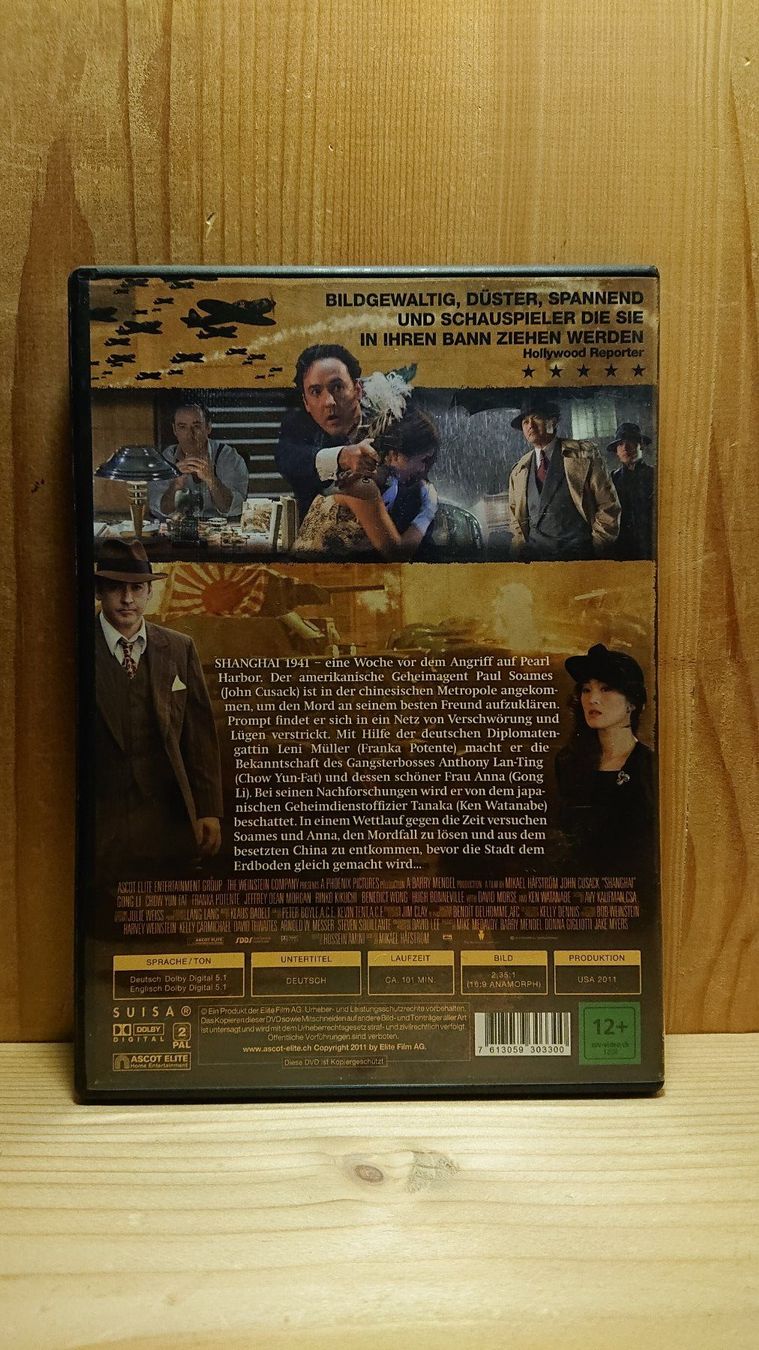 Alle DVDs: SHANGHAI DVD mit John Cusack und Chow Yun-Fat – Gebraucht aus Wilderswil von Exebub 1