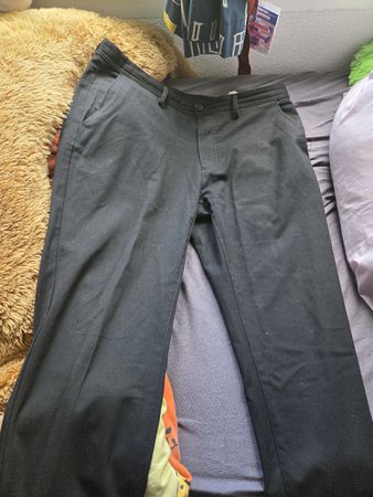 Pantalon ZARA Noir, Taille UE44, Élégant