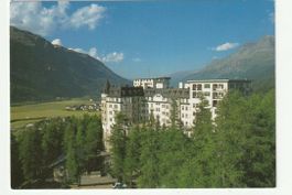 AK, Hotel Waldhaus in Sils im Engadin, Historische Postkarte
