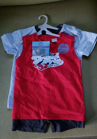 neu 3-teilig Set Kleinkinder Gr. 80 100% Baumwolle