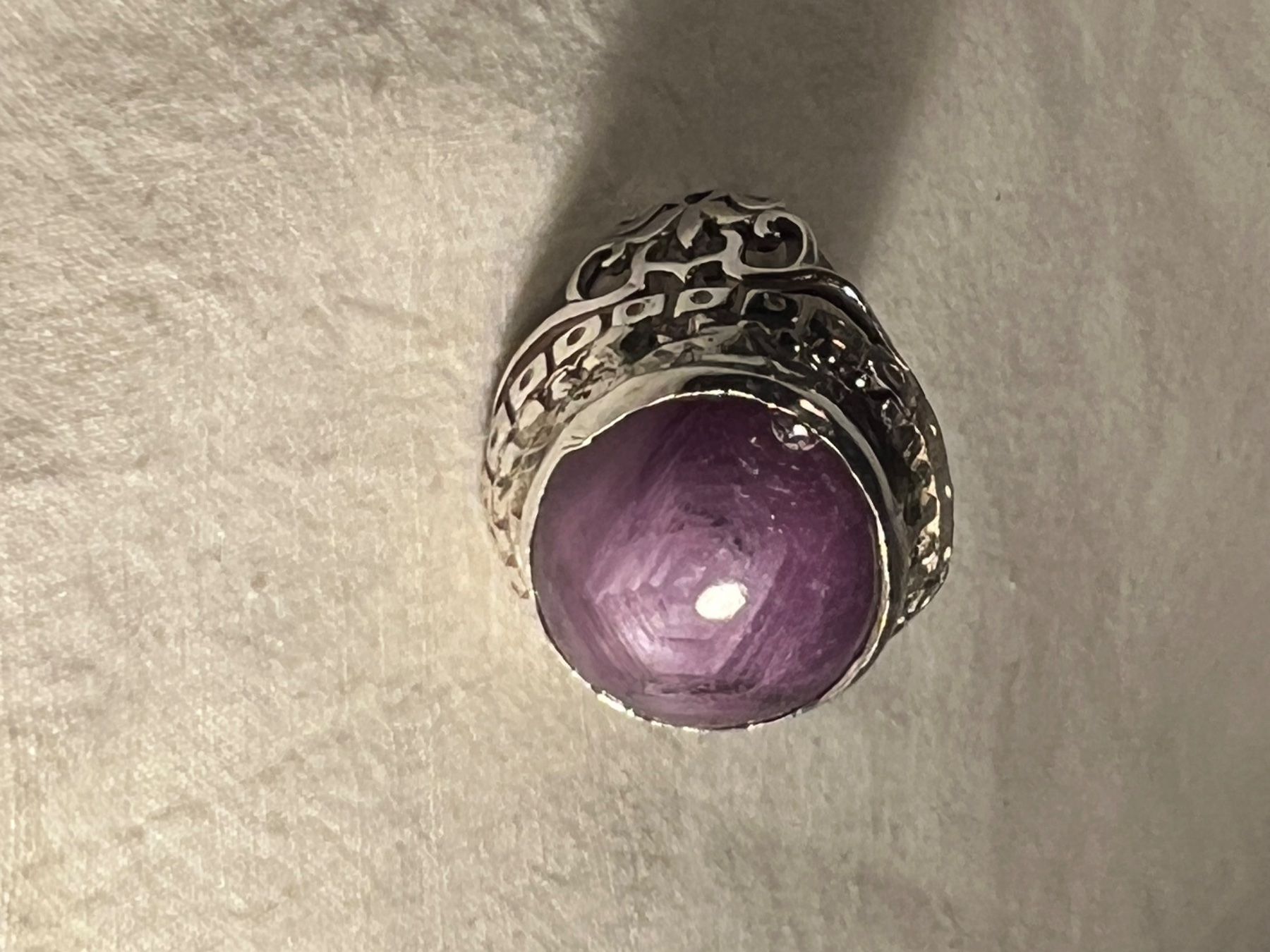 Ringe: Bague argent 925 avec rubis étoilé, doigt 56 – Gebraucht aus Genève von DELIRBEADS 3