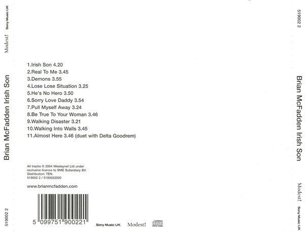 CDs: Brian McFadden IRISH SON Mark Taylor Soft Rock Pop Rock CD – Gebraucht aus Kandergrund von Sososo 1