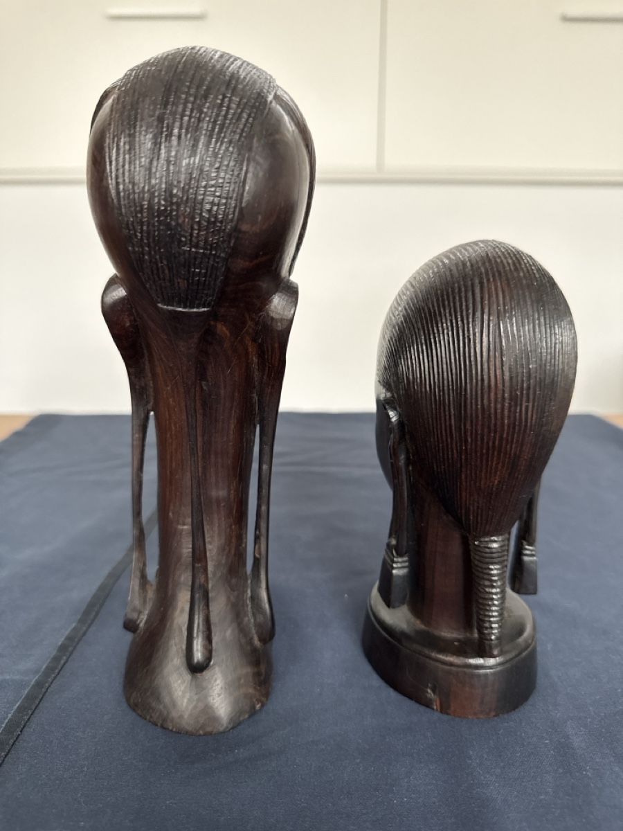 Sculture & Statue: Afrikanische Schnitzkunst aus massivem Ebenholz – Usato da Güttingen venduto da timmikale 5