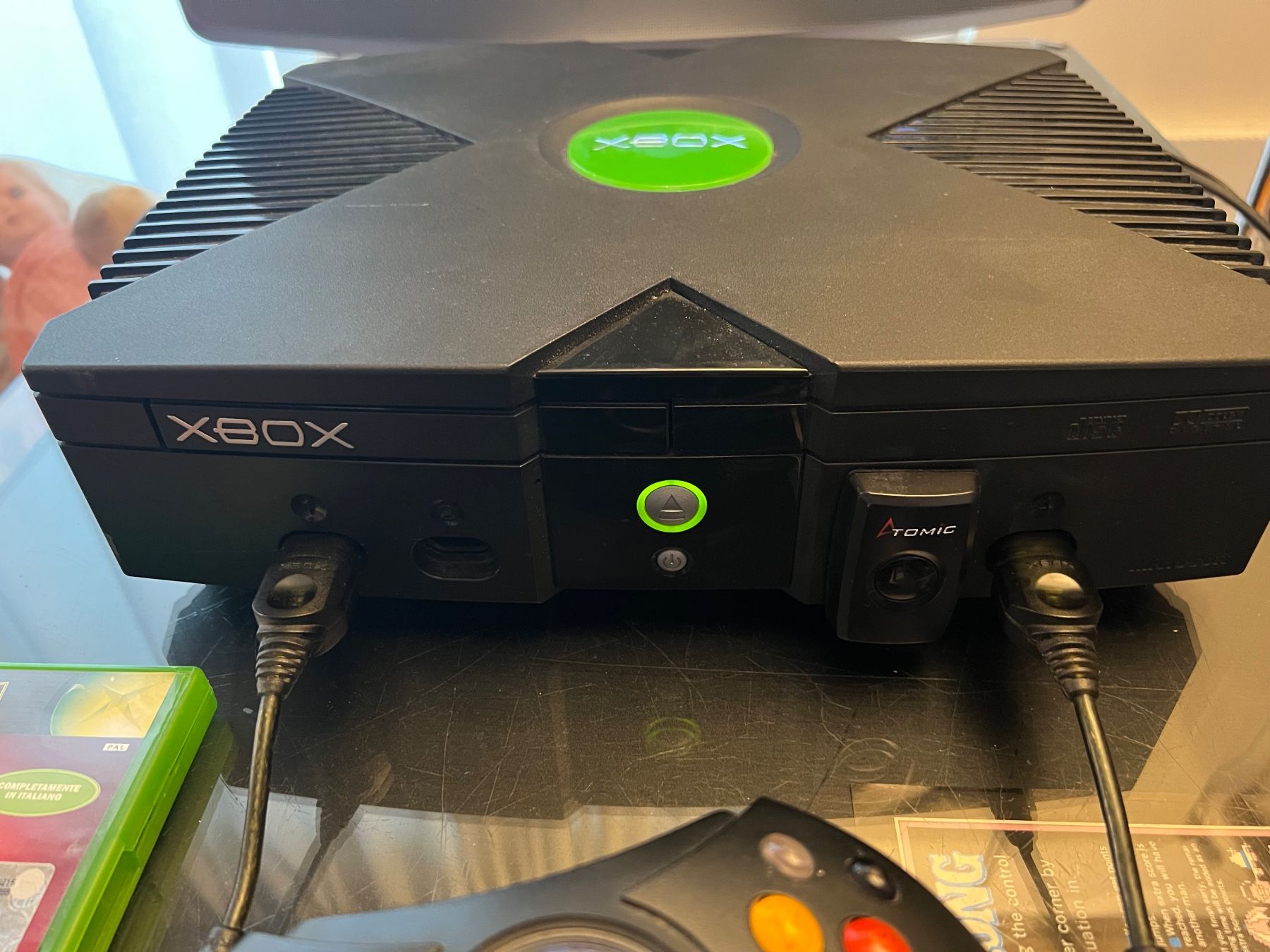 Microsoft Console: Xbox Classic Set: Konsole + Spiel & 2 Controller – Usato da Astano venduto da hyperion-atlas 4