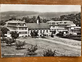 AK Sanatorium Rheinfelden 1957, gelaufen nach Walchwil