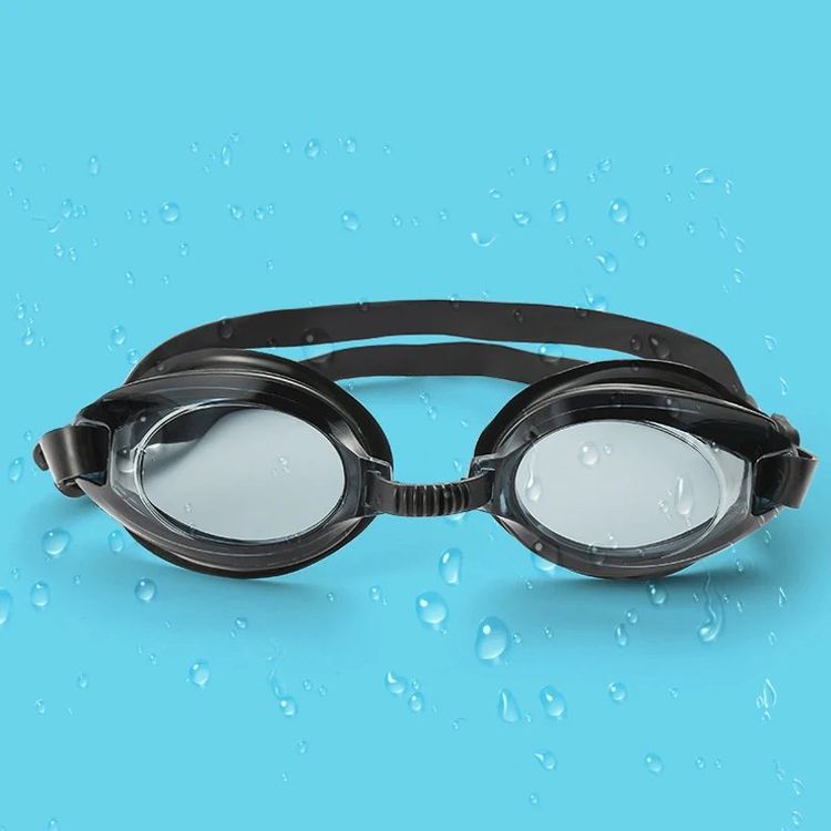 AMENGJ Schwimmbrille Mit Stärke - Anti-Beschlag Myopie Brille Für Erwachsene